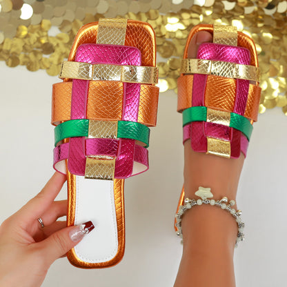 Vintage inspirierte Orthopädische Sandalen