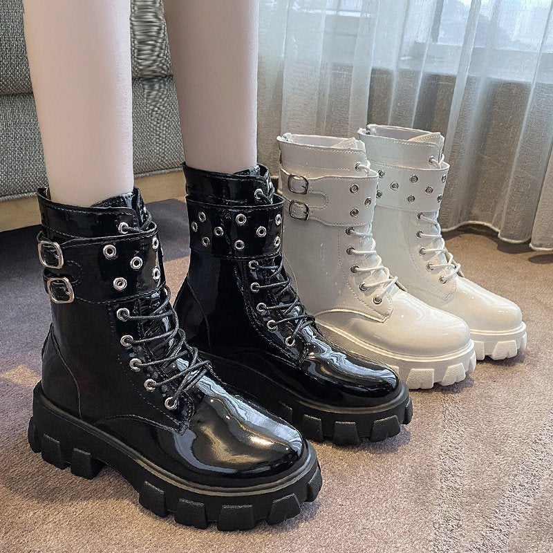 Klassische Orthopädische Stiefel mit zeitlosem Stil