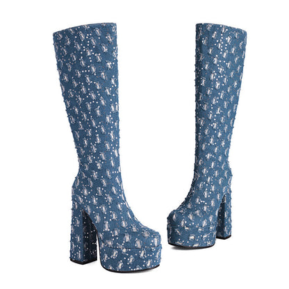 Vintage inspirierte Orthopädische Stiefel