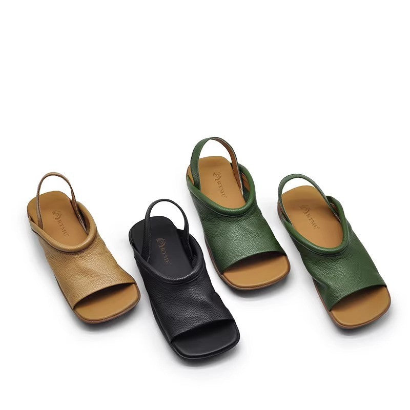 Vintage inspirierte Orthopädische Sandalen