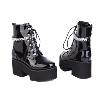 Vintage inspirierte Orthopädische Stiefel