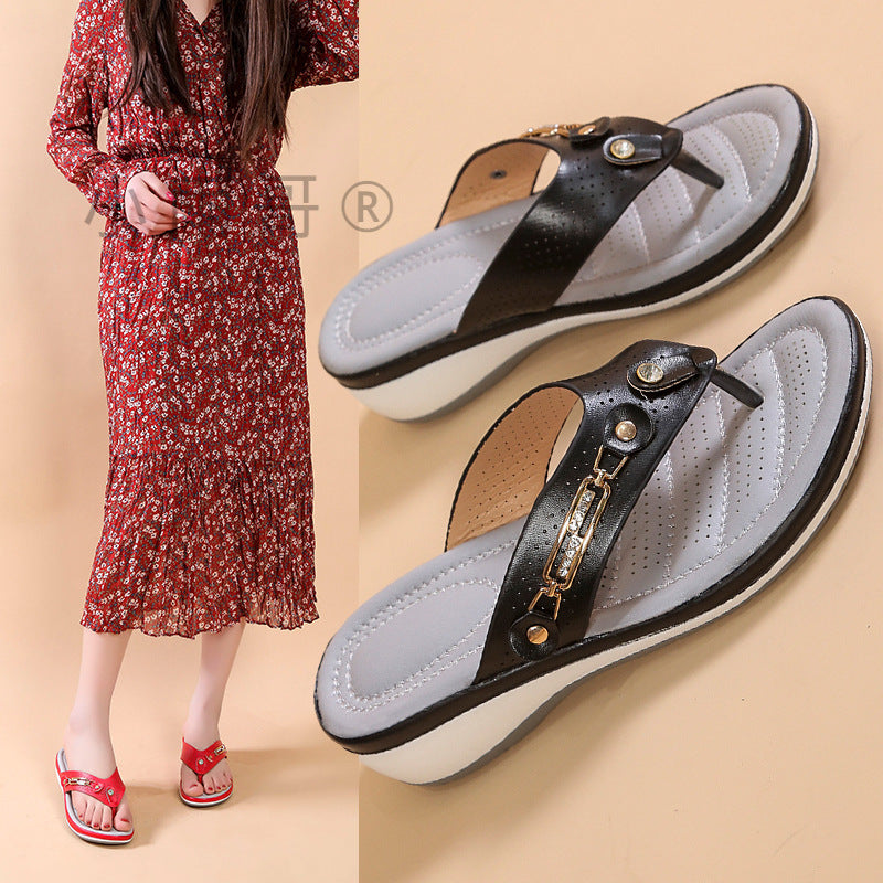 Klassische Orthopädische Sandalen mit zeitlosem Stil