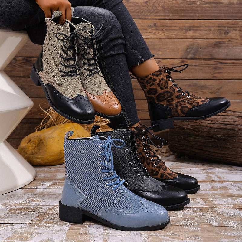 Vintage inspirierte Orthopädische Stiefel
