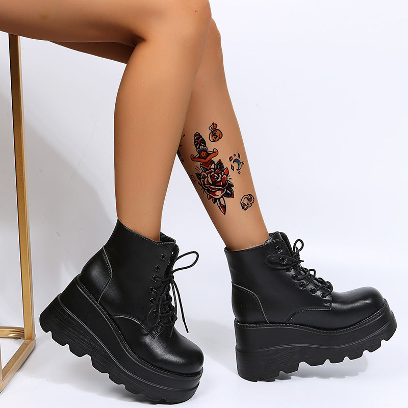 Vintage inspirierte Orthopädische Stiefel
