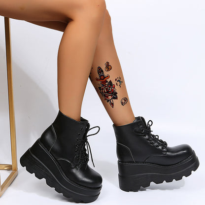 Vintage inspirierte Orthopädische Stiefel