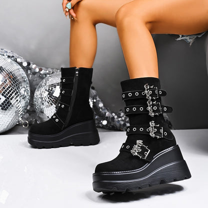 Vintage inspirierte Orthopädische Stiefel
