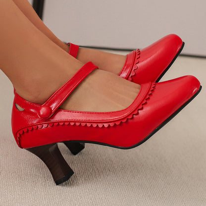 Vintage inspirierte Orthopädische Absatzschuhe