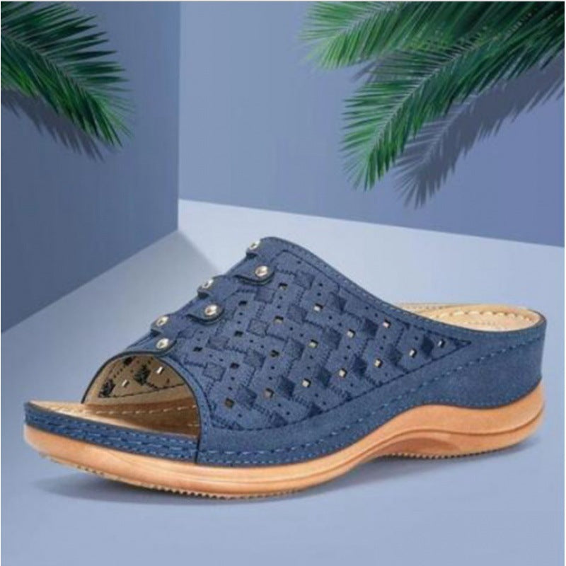 Klassische Orthopädische Sandalen mit zeitlosem Stil
