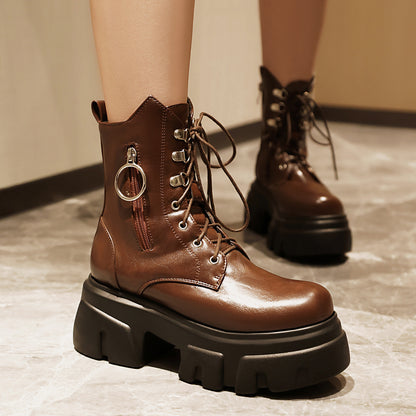 Vintage inspirierte Orthopädische Stiefel