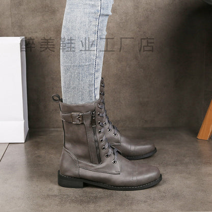 Vintage inspirierte Orthopädische Stiefel