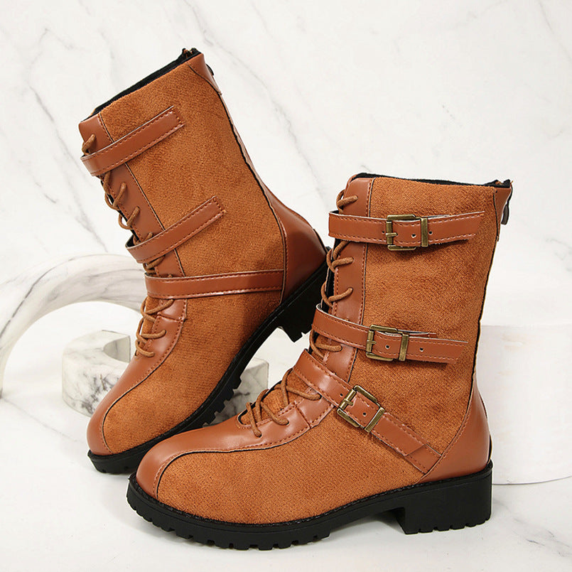 Vintage inspirierte Orthopädische Stiefel