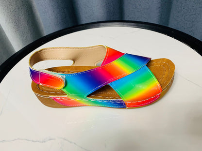 Vintage inspirierte Orthopädische Sandalen