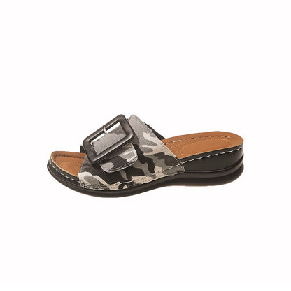 Klassische Orthopädische Sandalen mit zeitlosem Stil