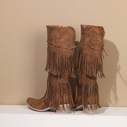 Vintage-inspirierte orthopädische Stiefel
