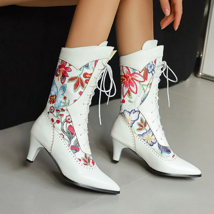 Vintage inspirierte Orthopädische Stiefel