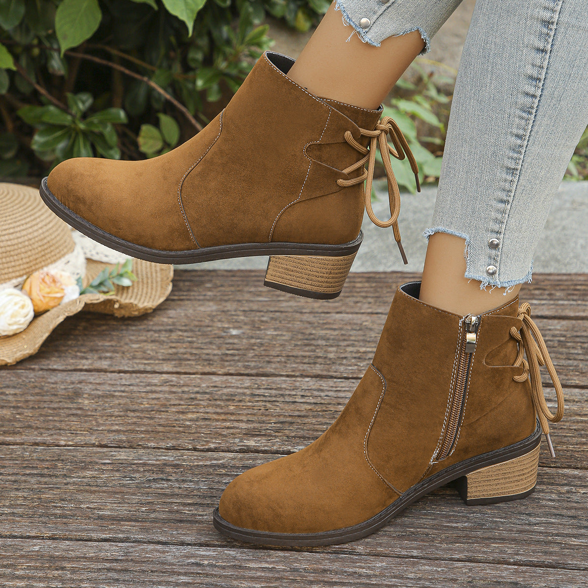 Klassische Orthopädische Stiefel mit zeitlosem Stil