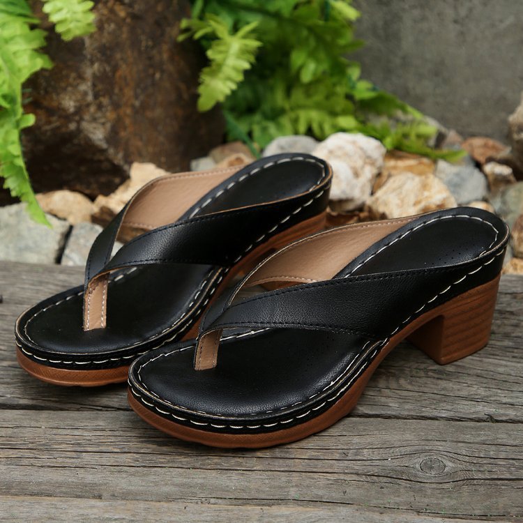 Vintage inspirierte Orthopädische Sandalen