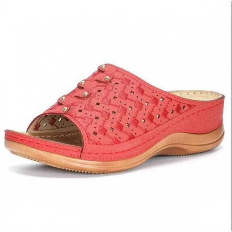 Klassische Orthopädische Sandalen mit zeitlosem Stil
