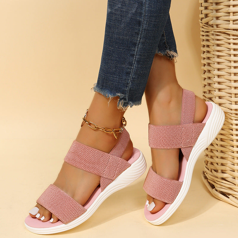 Klassische Orthopädische Sandalen mit zeitlosem Stil