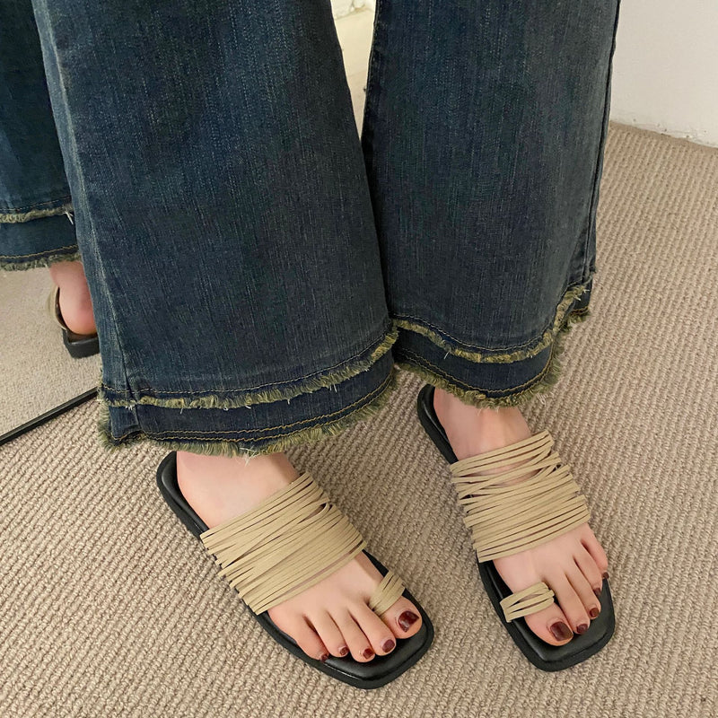Vintage inspirierte Orthopädische Sandalen
