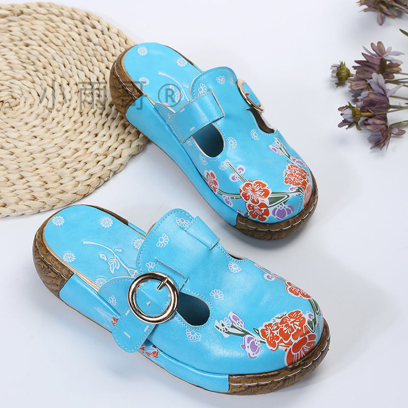 Vintage inspirierte Orthopädische Sandalen