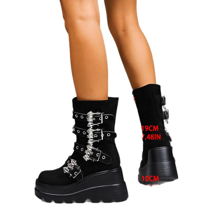 Vintage inspirierte Orthopädische Stiefel
