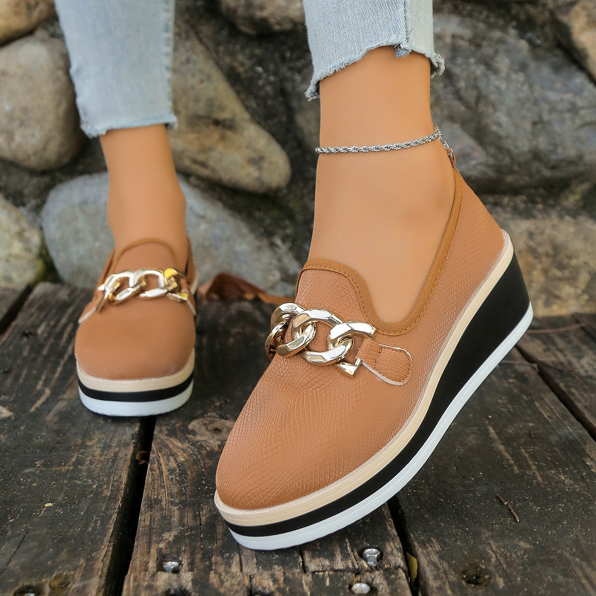 Schicke Orthopädische Absatzschuhe mit einzigartigem Design