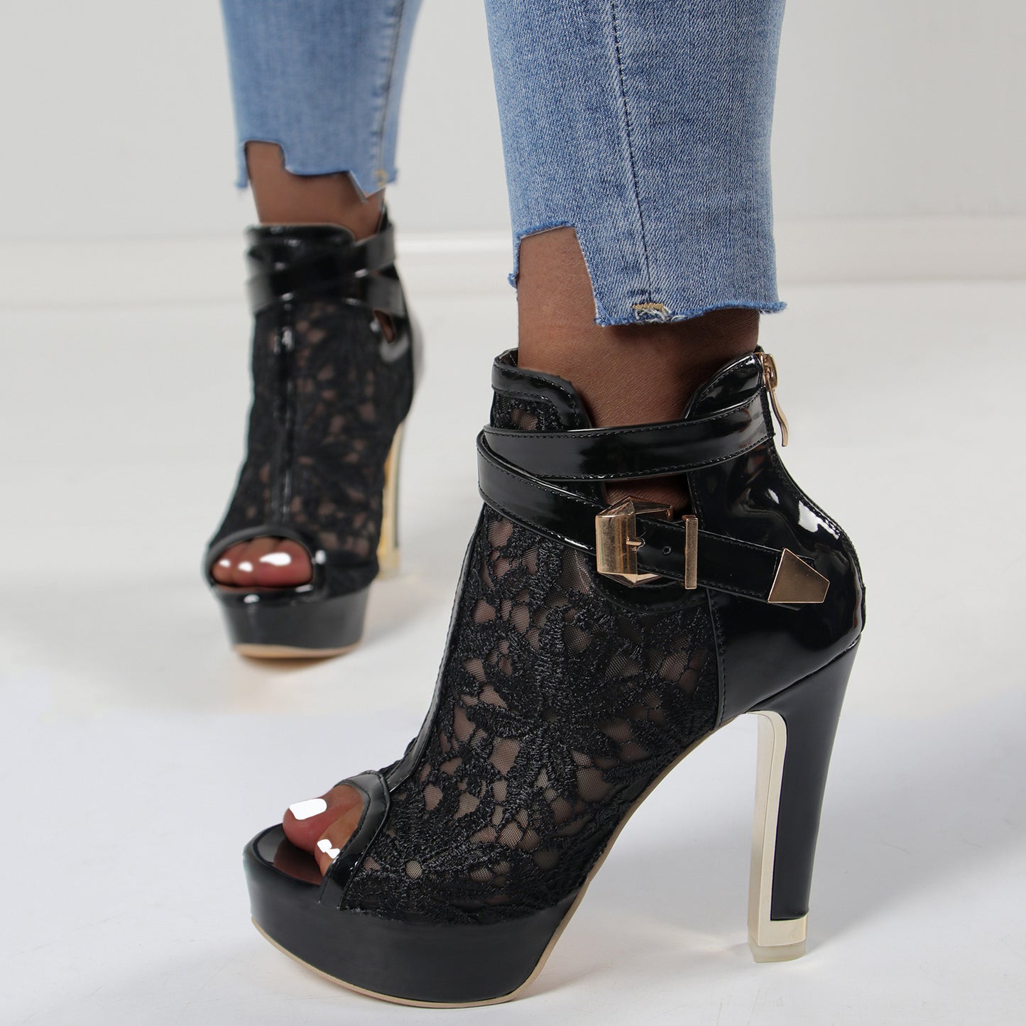 Vintage inspirierte Orthopädische Sandalen