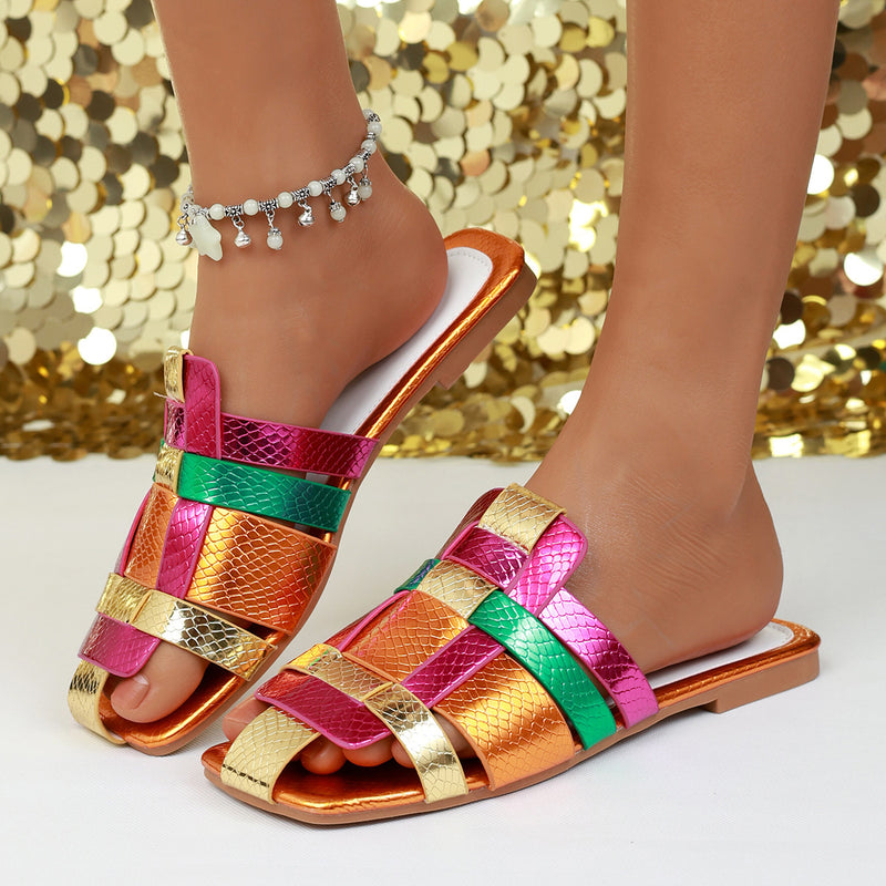 Vintage inspirierte Orthopädische Sandalen