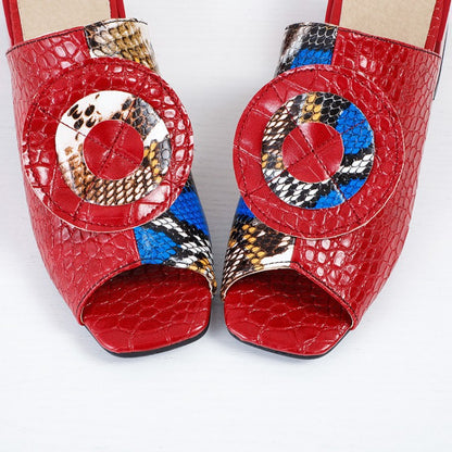 Vintage inspirierte Orthopädische Sandalen