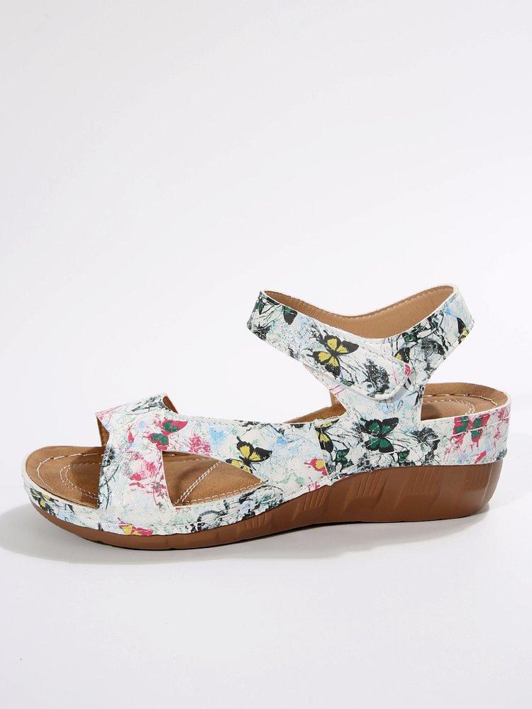 Vintage inspirierte Orthopädische Sandalen