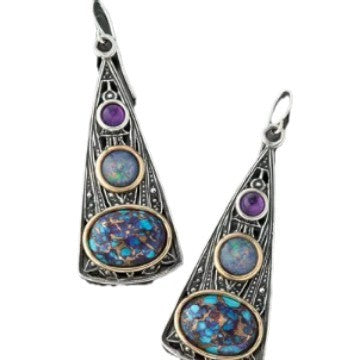 Zarte handwerkliche Ohrring