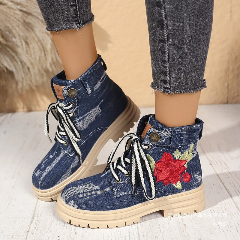 Vintage inspirierte Orthopädische Stiefel