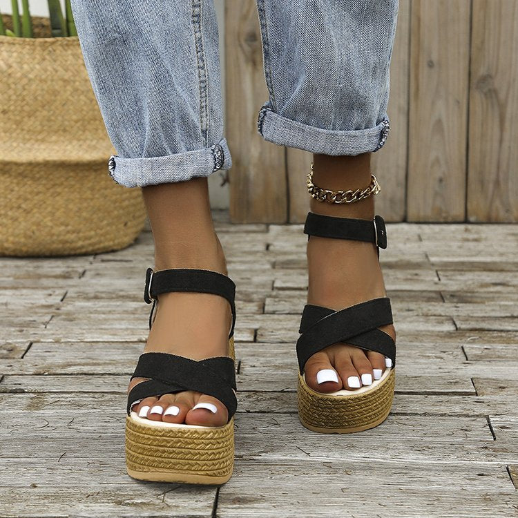 Vintage inspirierte Orthopädische Sandalen