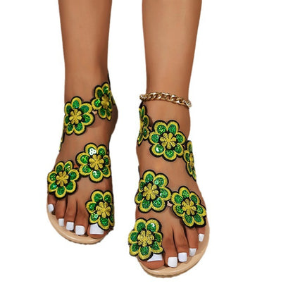 Vintage inspirierte Orthopädische Sandalen