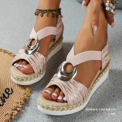 Vintage inspirierte Orthopädische Sandalen
