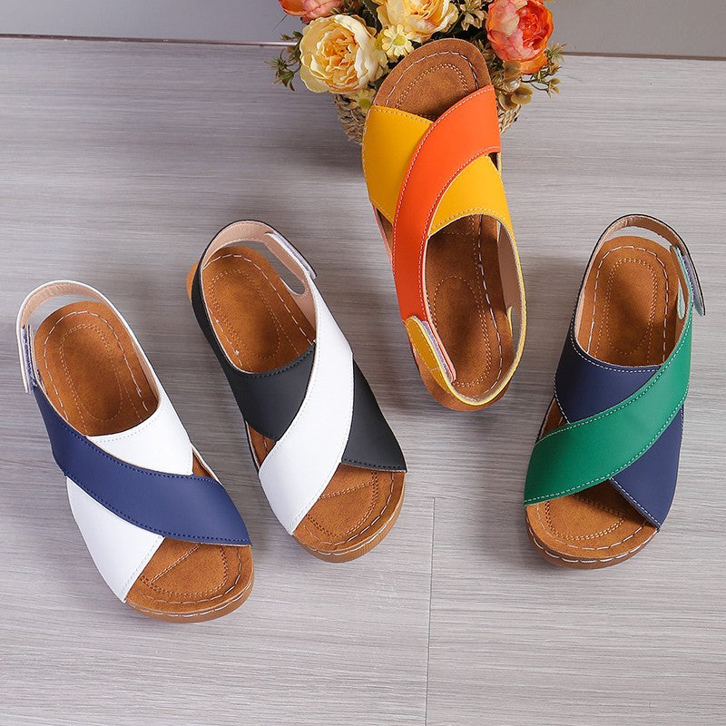 Vintage inspirierte Orthopädische Sandalen