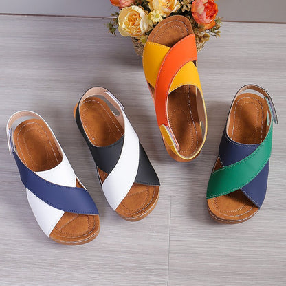 Vintage inspirierte Orthopädische Sandalen