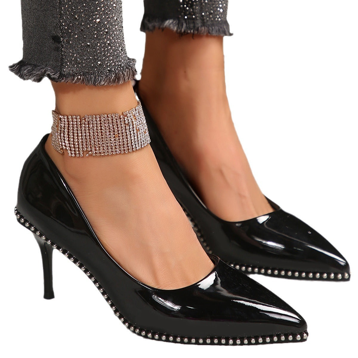 Klassische Orthopädische Absatzschuhe mit zeitlosem Stil