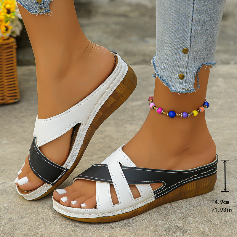 Vintage inspirierte Orthopädische Sandalen
