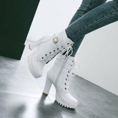 Vintage inspirierte Orthopädische Stiefel