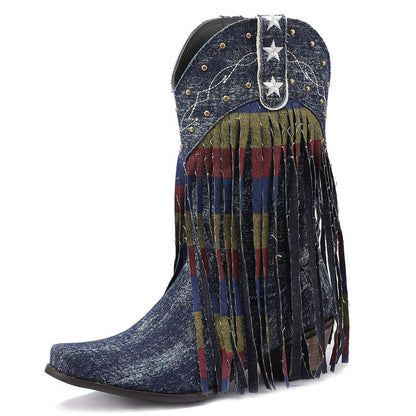 Vintage inspirierte Orthopädische Stiefel