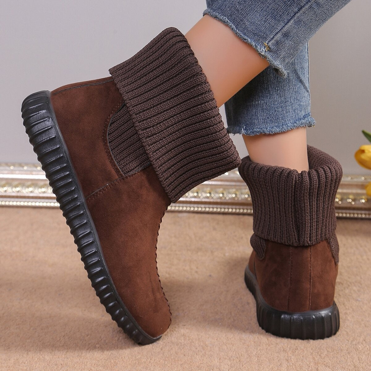 Vintage inspirierte Orthopädische Stiefel