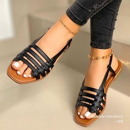 Klassische Orthopädische Sandalen mit zeitlosem Stil