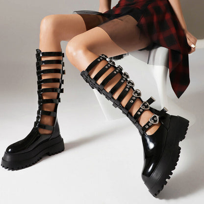 Vintage inspirierte Orthopädische Stiefel