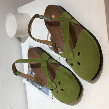 Klassische Orthopädische Sandalen mit zeitlosem Stil