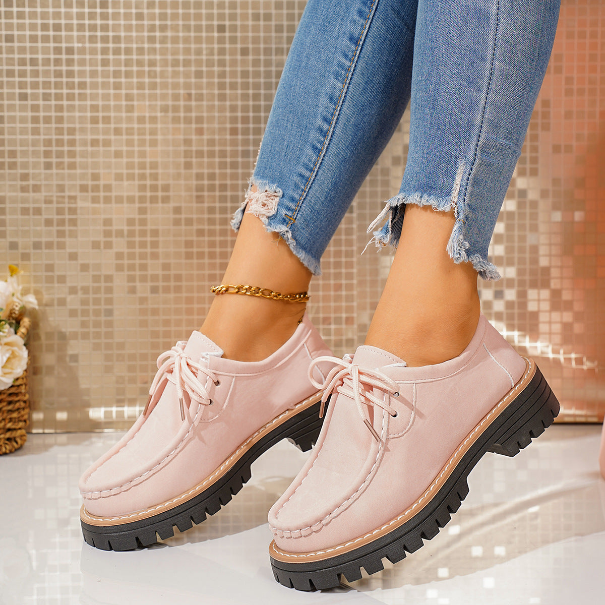 Vintage inspirierte Orthopädische Schuhe