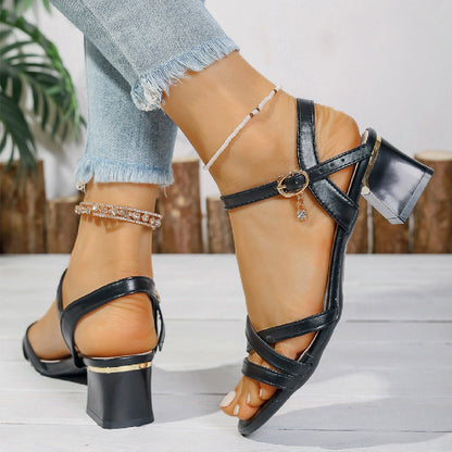 Klassische Orthopädische Sandalen mit zeitlosem Stil