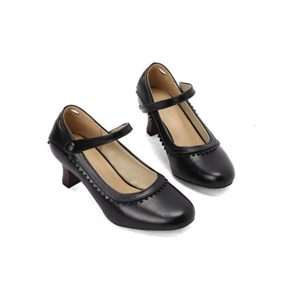 Vintage inspirierte Orthopädische Absatzschuhe