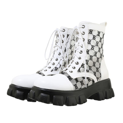Vintage inspirierte Orthopädische Stiefel